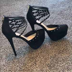 Black heels